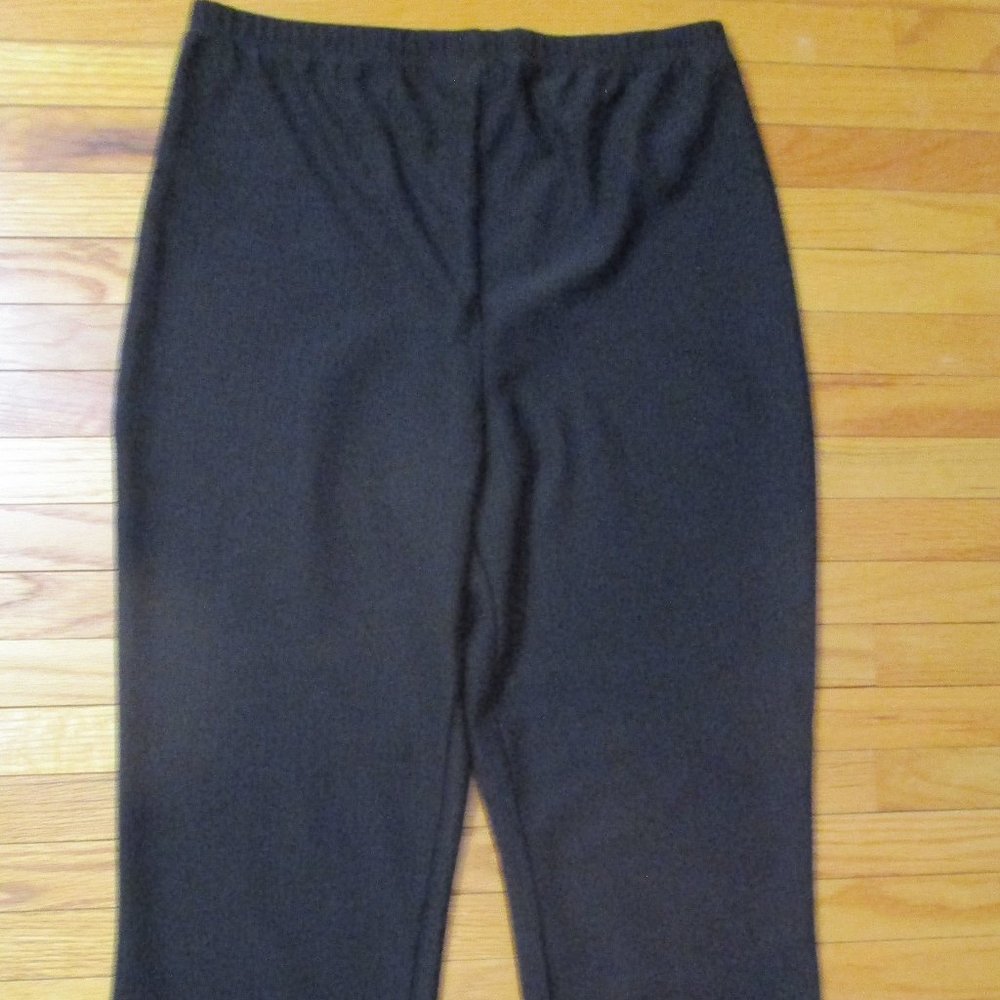 Bundle Of Joy Black Striped Maternity Pants, Size X-Large